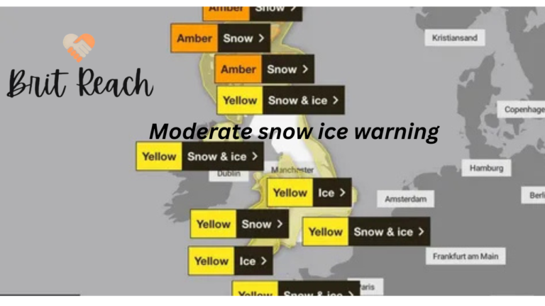 Moderate snow ice warning